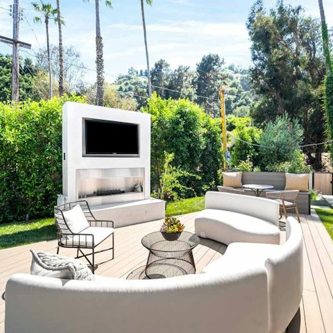 Elevate movie nights in the open-air cinema