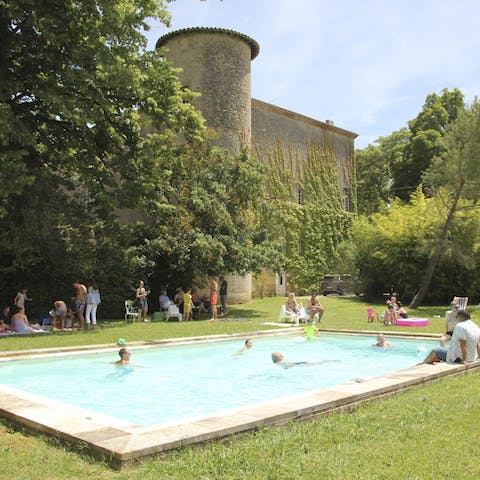 Splash in the pool