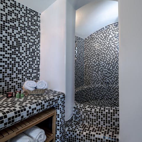Take some time for self-care in the bathtub