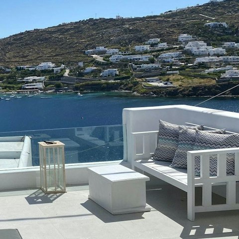 Sip your morning coffee with breathtaking sea views