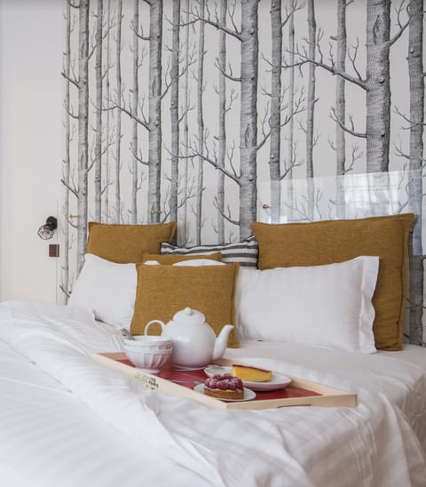 Get a restful night's sleep in a bedroom amongst the trees