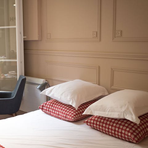 Sleep well in a cosy studio that once housed a famous costumier