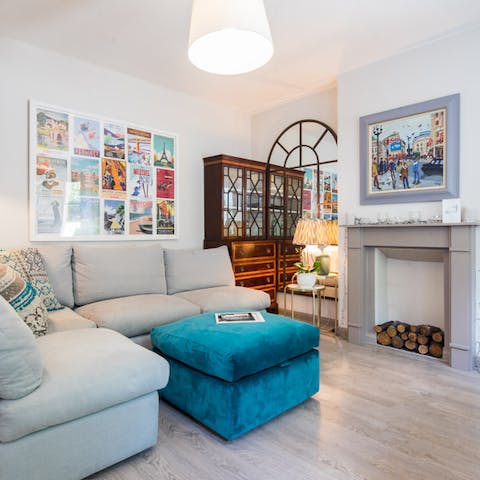 Bright and spacious living area