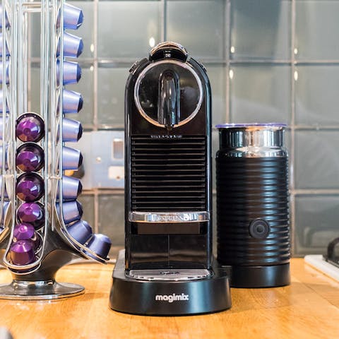 Coffee at the ready