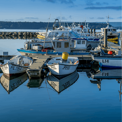 Stay just fifty metres from Poole's pretty harbour