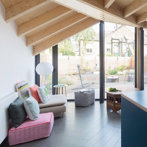 The modern architectural living space