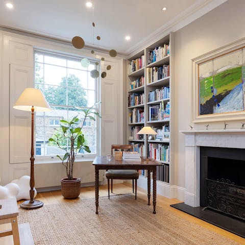 Catch up on work in the dedicated office