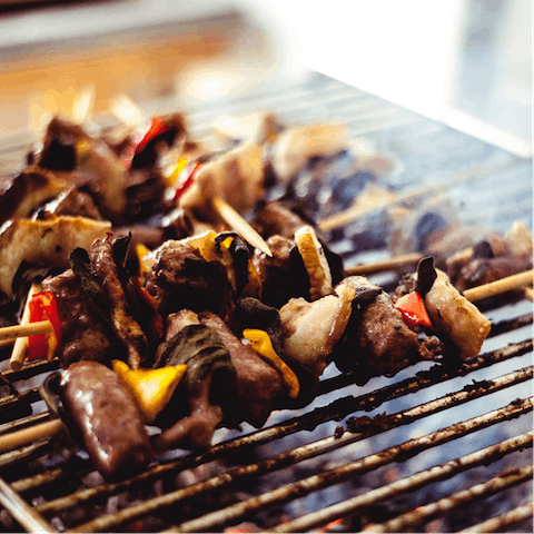 Grill up some fresh, local fare on the barbecue for lunch