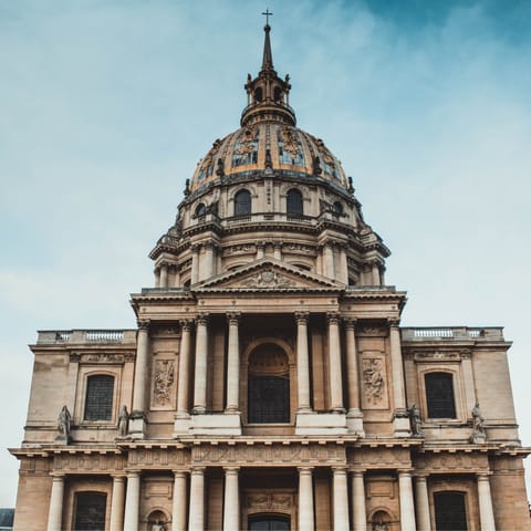 Visit Les Invalides, a five-minute walk away