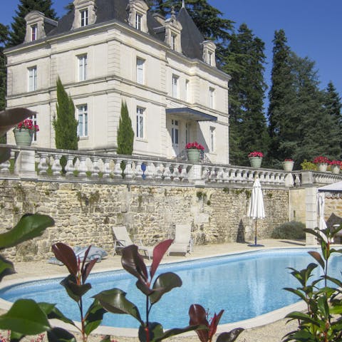 Swim a few lengths of your private, heated pool to start the day