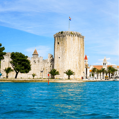 Drive to the UNESCO city of Trogir in around ten minutes