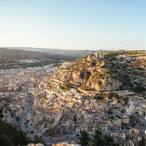 Explore the majestic baroque town of Scicli – a short drive away