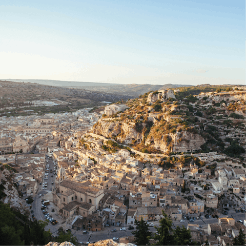 Explore the majestic baroque town of Scicli – a short drive away