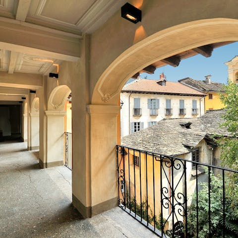 Absorb the rich history while walking through the cloister