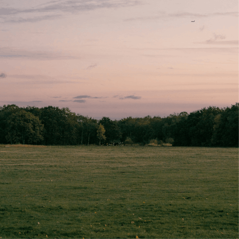 Take morning walks on Wimbledon Common