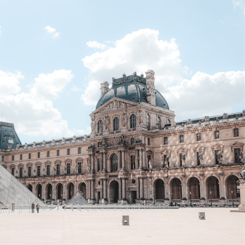 Discover historic art from across history at the Louvre