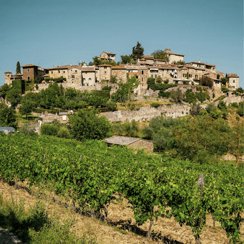 Drive 7km to Greve for a true taste of Italy