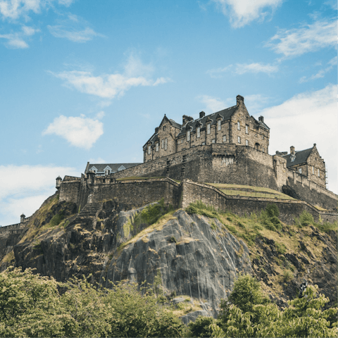 Take a day trip to Edinburgh, and visit the castle – it’s less than an hours drive away