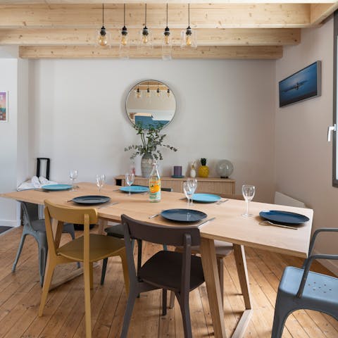 Gather everyone at the dining table for those family feasts