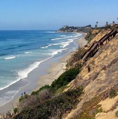 Enjoy a coastal walk on the beautiful beaches a short drive away