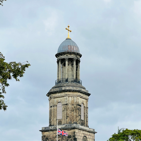 Step outside and stroll through the historic heart of Shrewsbury