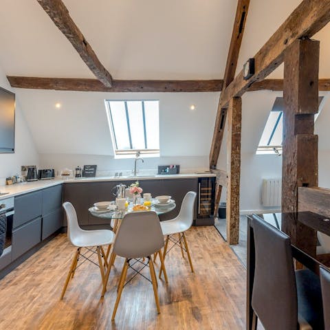 Relax with cosy evenings at home or head to a local pub