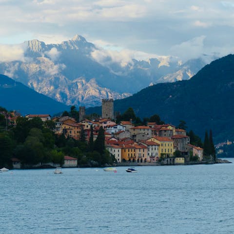 Visit the lakeside town of Menaggio – 6 kilometres away