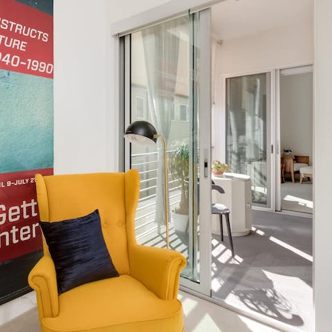Access the balcony from both comfortable bedrooms