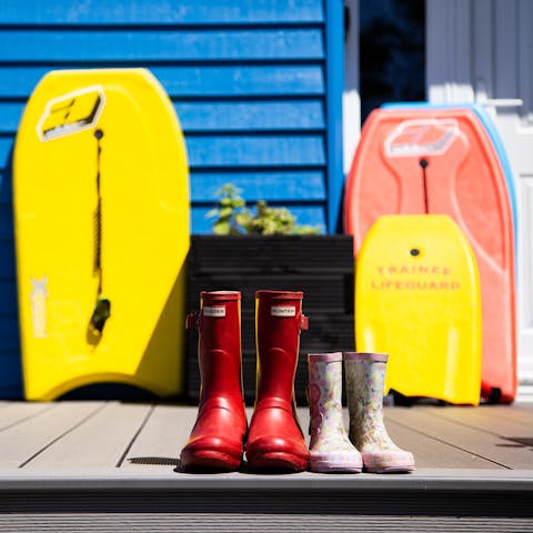 Grab your boogie board and head down to Watergate Bay beach