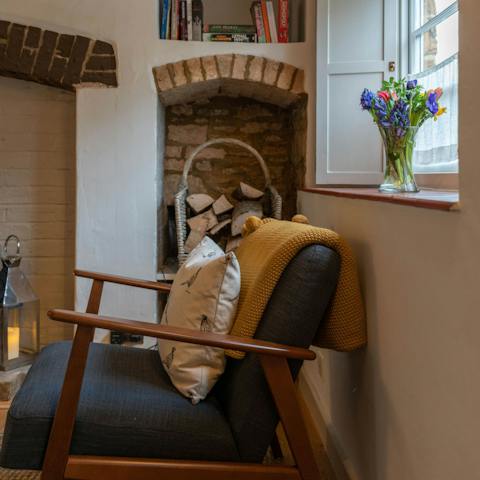Discover your new favourite reading chair by the crackle of the stove