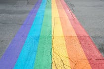 Explore the Vibrant Rainbow Crosswalks