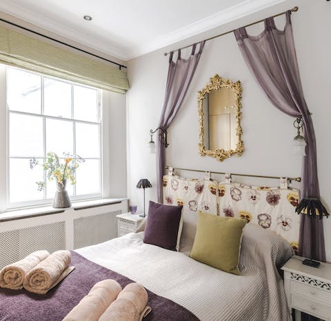 The peaceful bedrooms