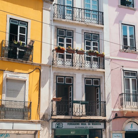 Soak up the bohemian charm of neighbouring Bairro Alto, just a short walk away