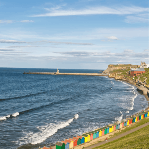 Feel inspired and refreshed by the scenic coastline of Whitby