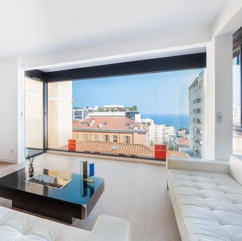 Admire views of the Mediterranean Sea from the comfort of your sofa