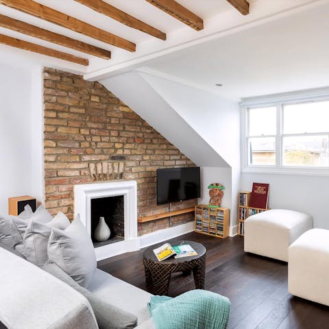 Wind down in the cosy living room after a day of adventure