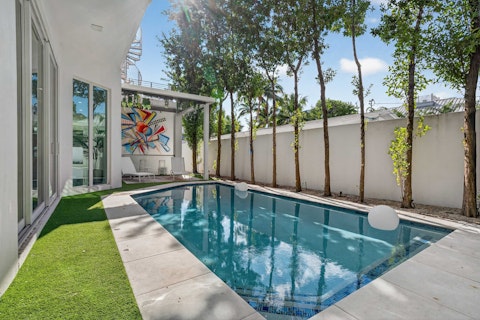 Cool off in your tree-lined private pool