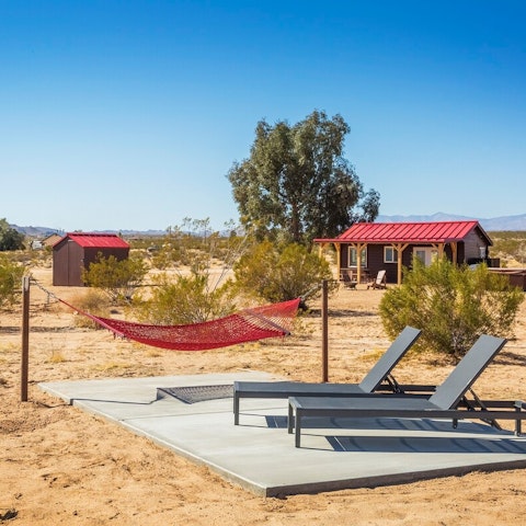 Head to the hammock or sunloungers for an afternoon nap
