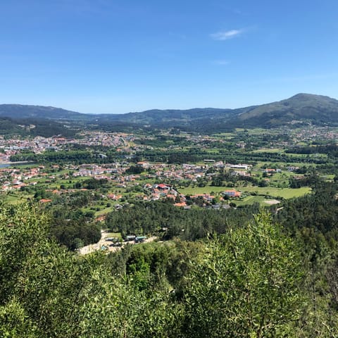 Explore the verdant, gently undulating hills that surround this home
