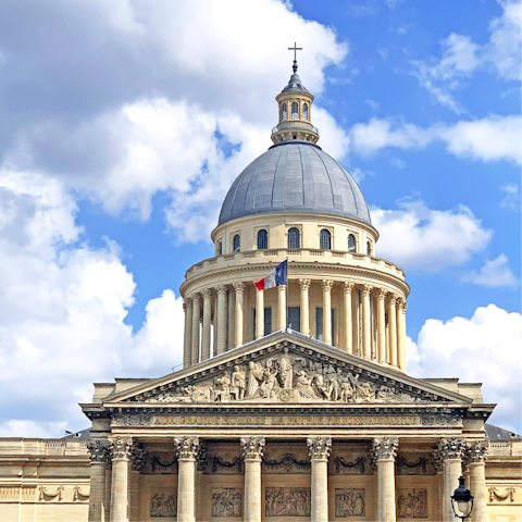 Visit the historic Panthéon – it's within walking distance of this home