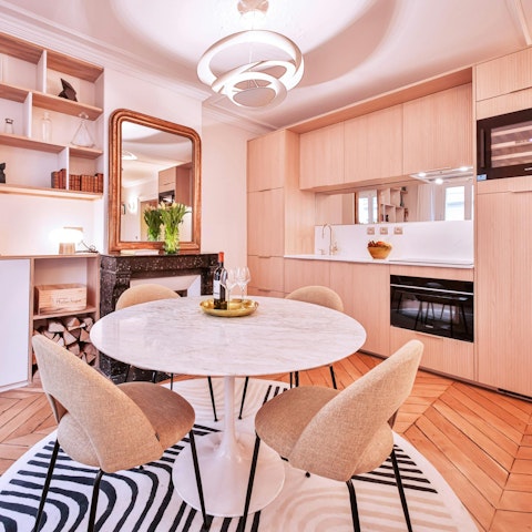 Cook some Parisian cuisine to share with family and friends