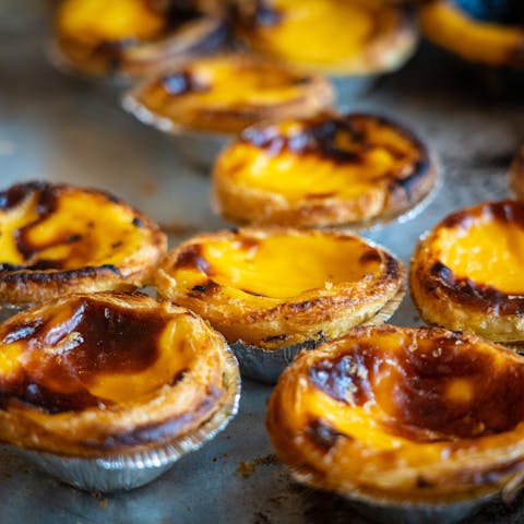 Indulge in some 'Pasteis de Náta' – a Portuguese delicacy
