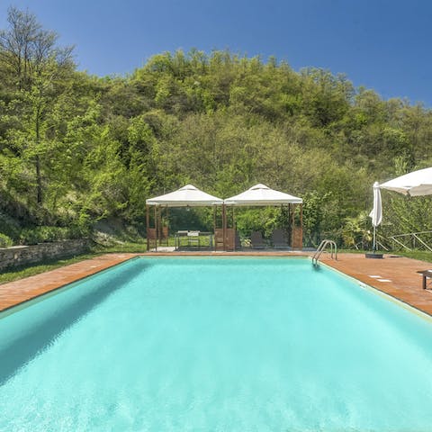 Spend your day relaxing by the pool