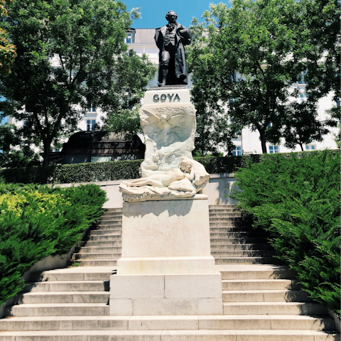 Stroll fifteen minutes to Museo Nacional del Prado