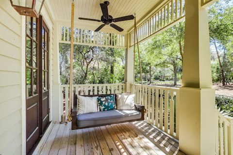 Catch the afternoon breeze looking out towards the trees