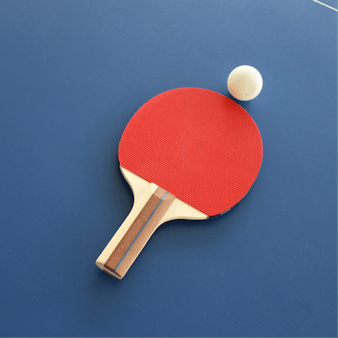 Get competitive with a round of ping pong