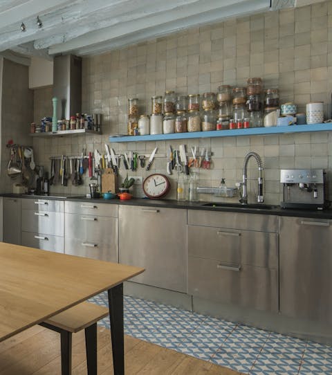 A kitchen equipped to the teeth