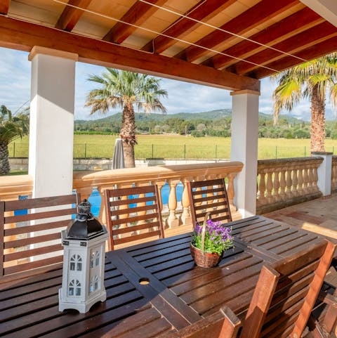Savour the authentic taste of island living with al fresco dining