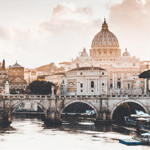Begin your sightseeing adventure at the Vatican City