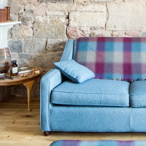 Sip whisky in the cosy living room